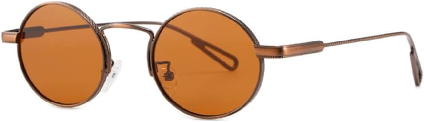 

Солнцезащитные очки в стиле панк с круглой металлической оправой, ретро-очки с защитой от ультрафиолета UV400, повседневные очки для взрослых, женщин и мужчин LANGSER, C7