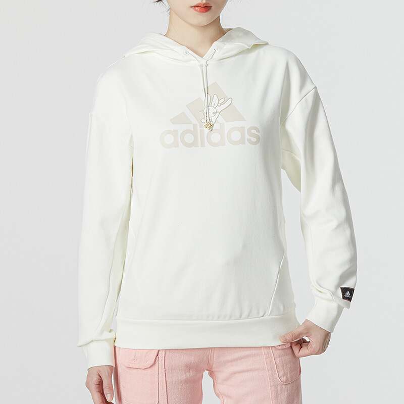 CNY Толстовка женская белая Adidas — фото 3