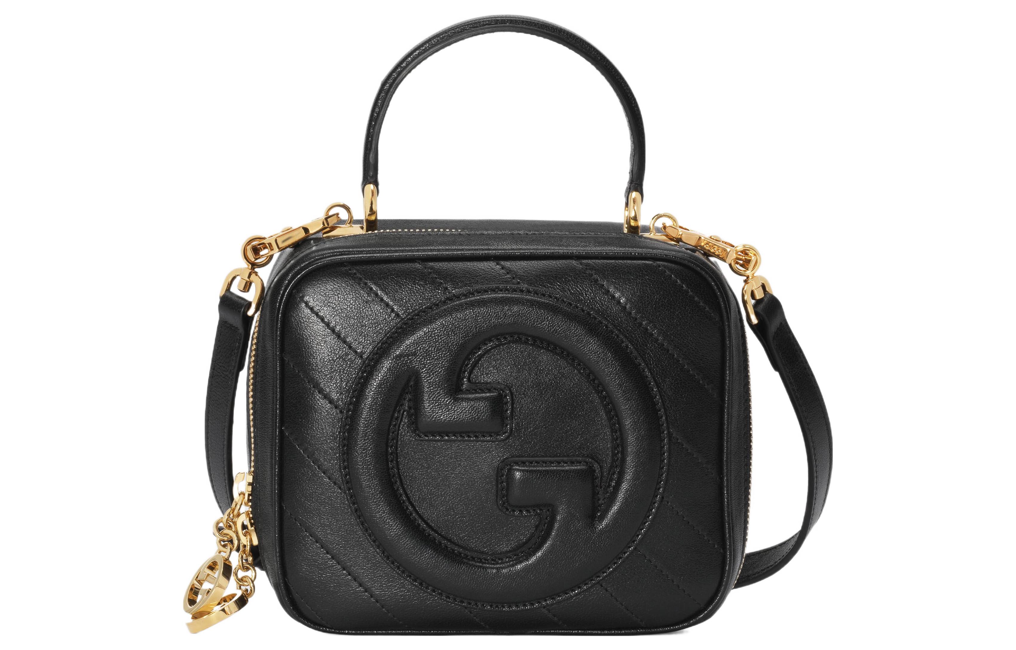 

GUCCI Кожаная сумка через плечо кроссбоди женская черная