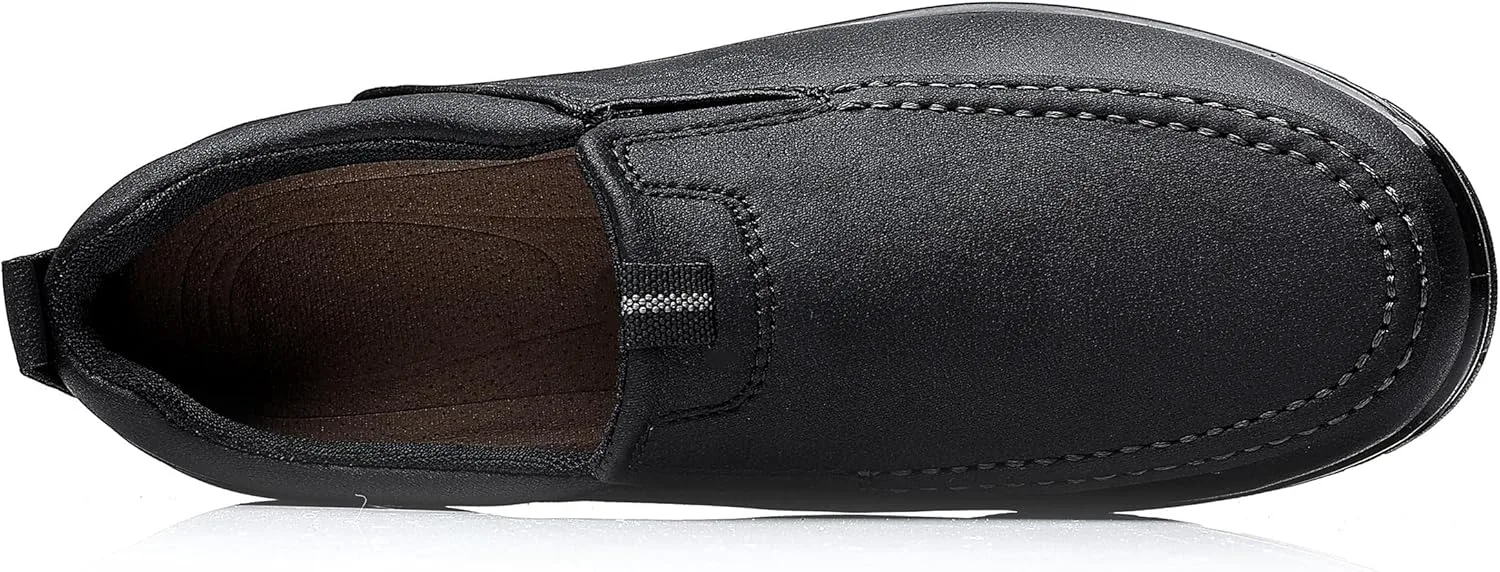 

Мужские лоферы COSIDRAM без застежек, повседневная удобная обувь для мужчин, легкие кроссовки с гибкой подошвой, дышащий верх из микрофибры, удобные мокасины для вождения для ежедневной носки, черный