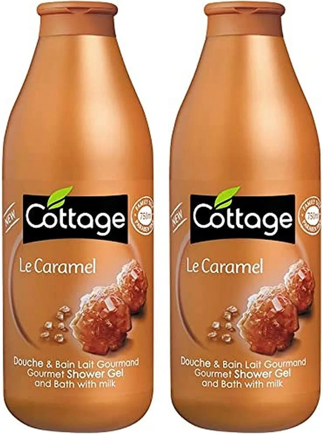 Гель для душа и ванны Cottage Gourmet с молочной карамелью, 2 шт. Cottage
