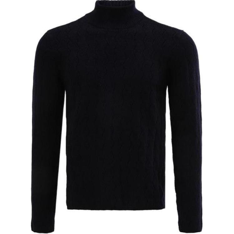 

Свитер мужской полуводолазка Moderate Others EMPORIO ARMANI, темно-синий