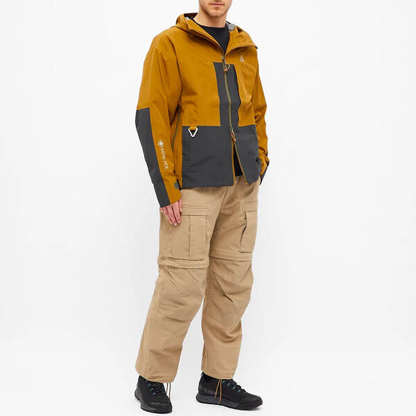 Брюки waterproof outdoor multiple pockets casual bundle feet long pants khaki Nike, хаки — фото 2