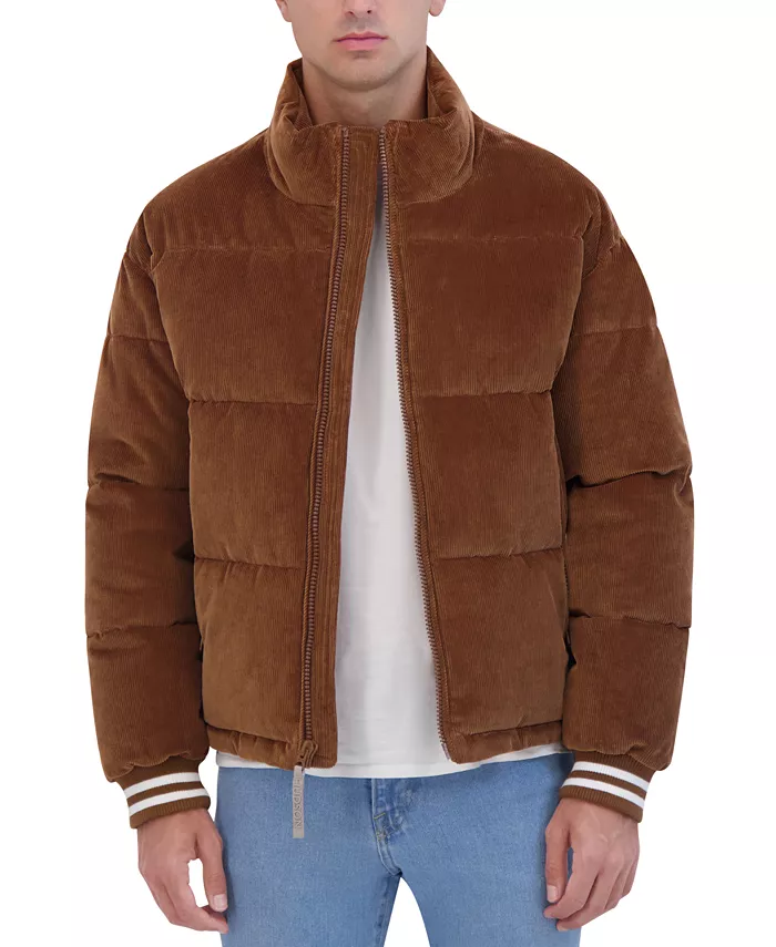 

Мужская вельветовая куртка-пуховик Varsity Hudson, коричневый
