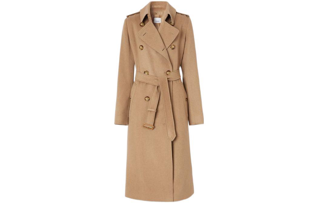 

Burberry Коричневое женское пальто тренч, Brown