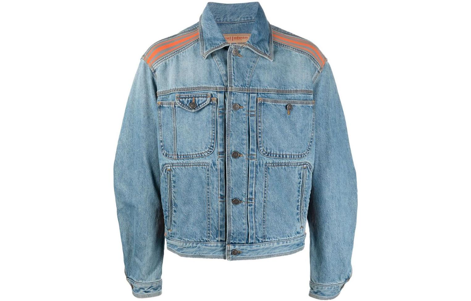 

DIESEL Джинсовая куртка мужская синяя, Blue