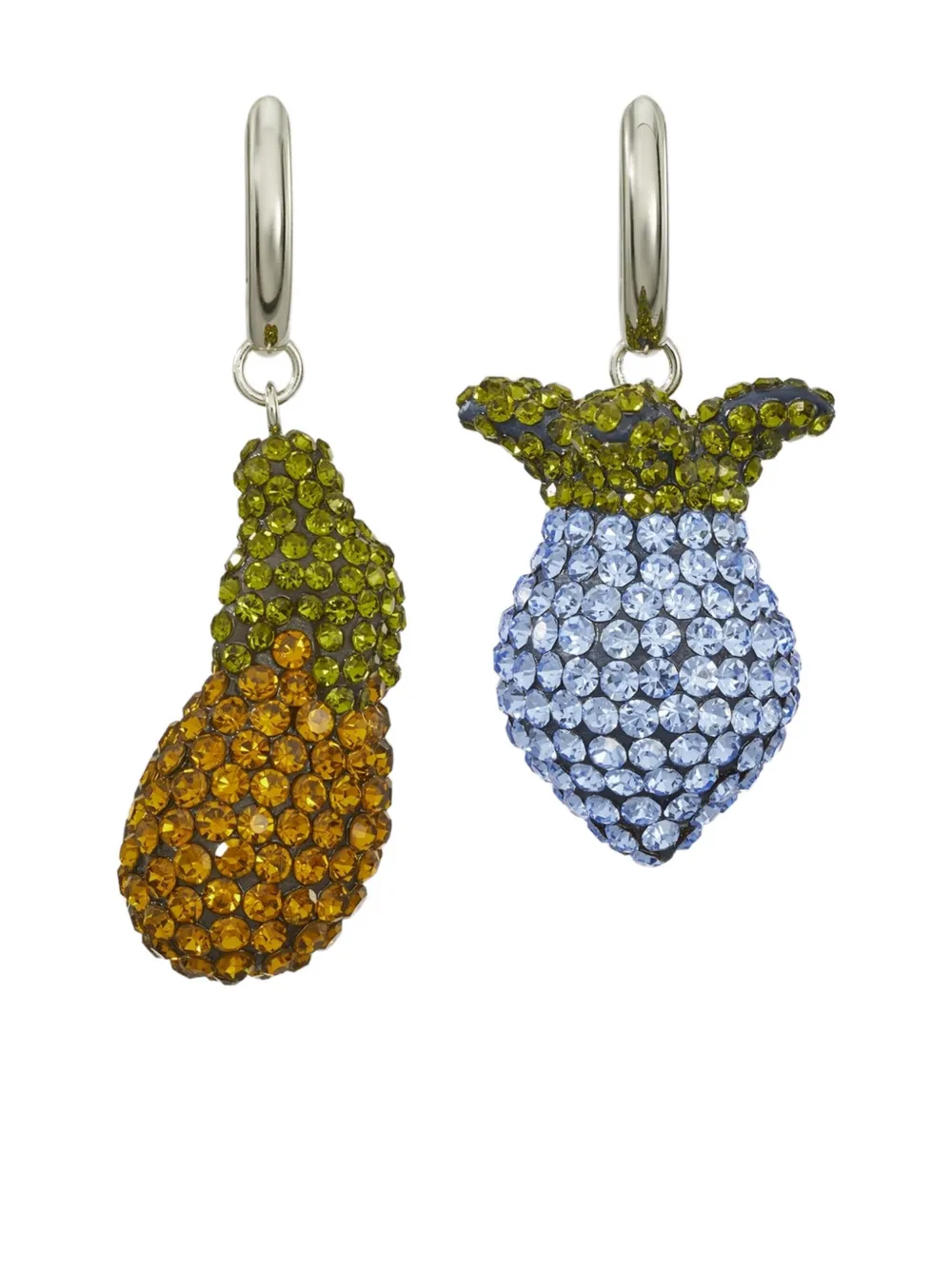 

Серьги Curiosity в виде овощей Tory Burch, серебристый