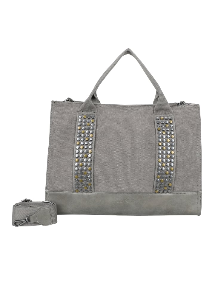 

Сумка-шоппер Limited Rivet серого цвета Fritzi aus Preußen