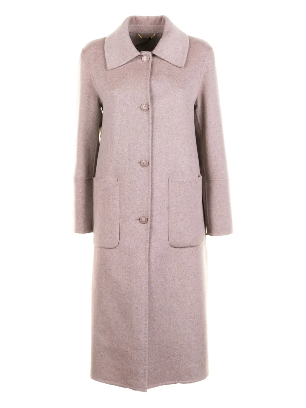 

Однобортное пальто на пуговицах с накладными карманами Seventy, розовый