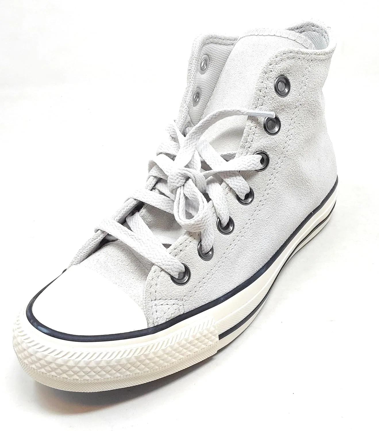Кроссовки Converse Chuck Taylor All Star Limited Edition A14592C Barely Grey/Egret/Black, унисекс, замшевые, светло-серые — фото 2