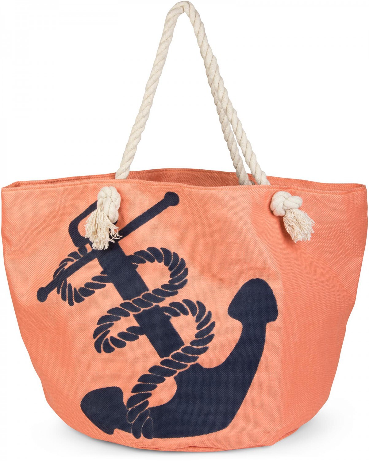 

Сумка шоппер styleBREAKER Strandtasche, цвет Apricot-Blau