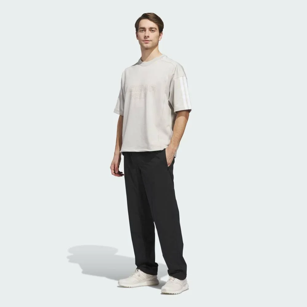Толстовка Beyond с коротким рукавом и круглым вырезом Adidas, beige — фото 3