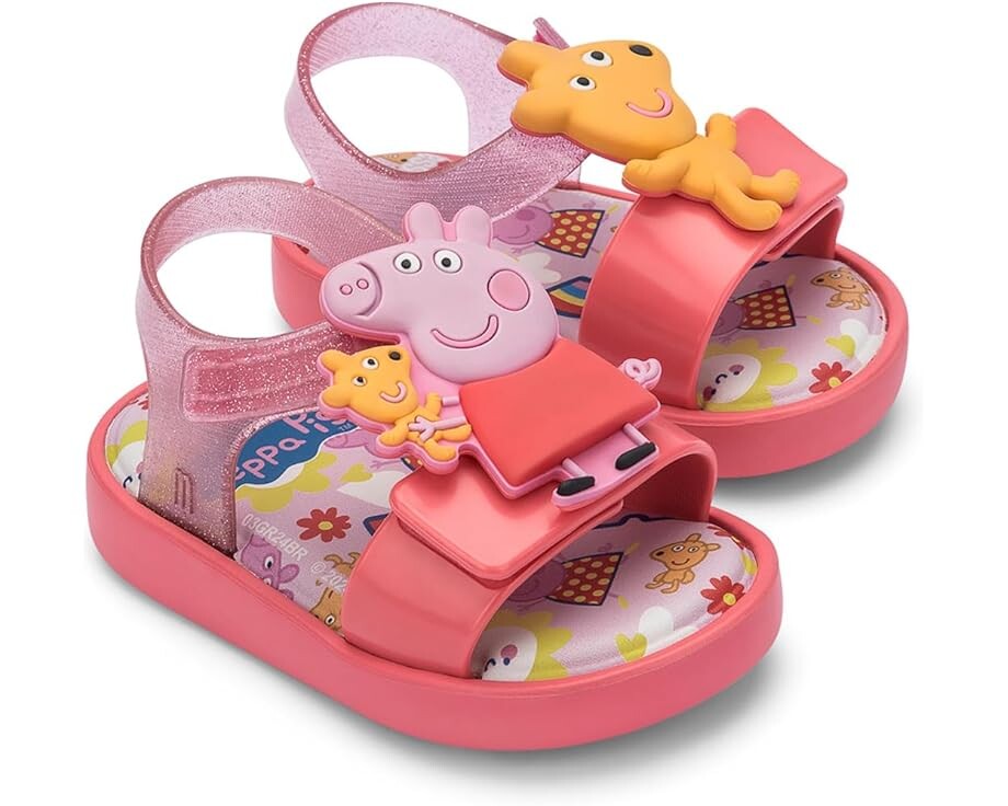 

Сандалии Mini Melissa Mini Jump + Peppa Pig BB, цвет Pink/Yellow