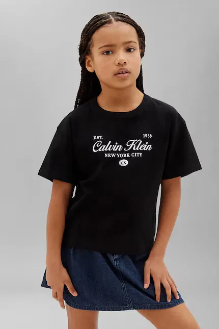 Футболка с коротким рукавом Calvin Klein Jeans, черный