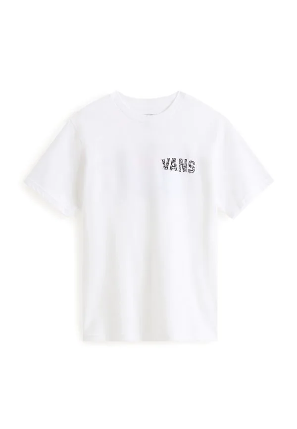 Футболка с принтом «гоночное пламя» Vans, White