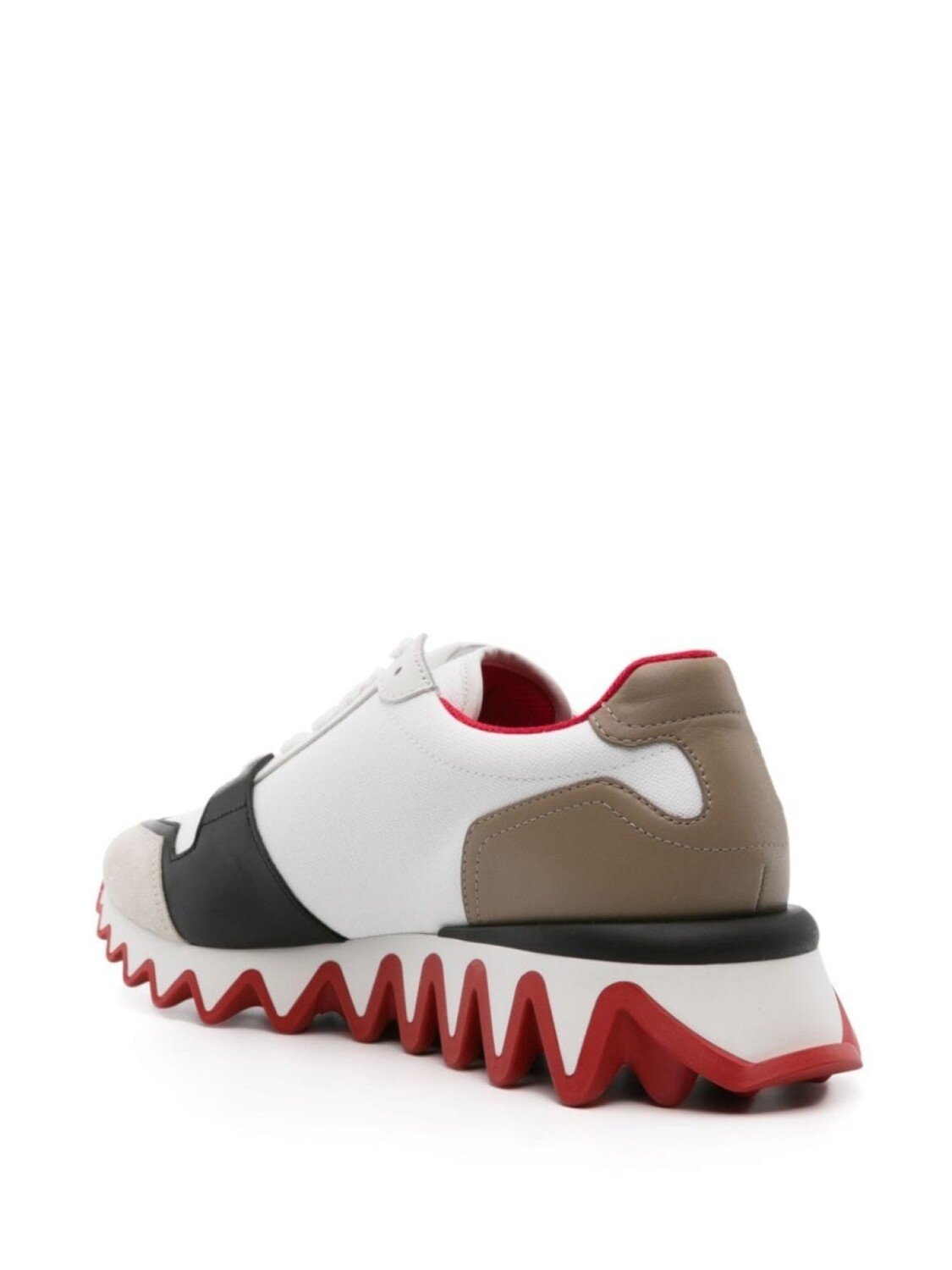 Christian Louboutin кроссовки Loubishark на шнуровке, белый — фото 3