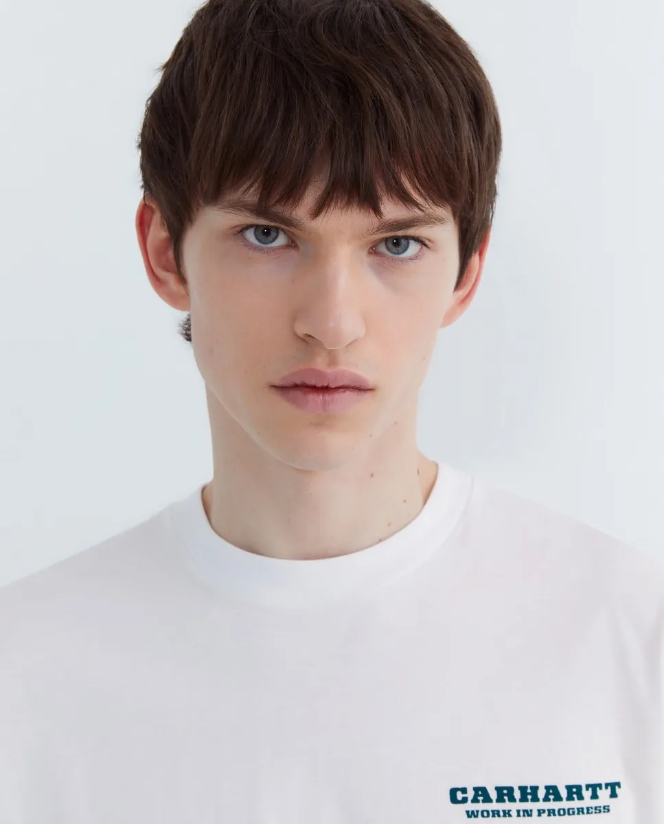 

Футболка с коротким рукавом Runaway для мужчин Carhartt WIP, белый