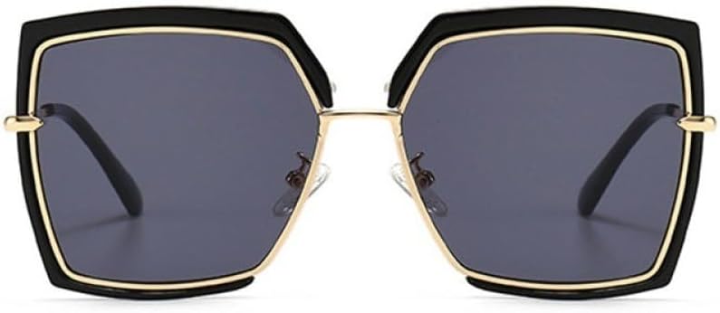 

Элегантные женские солнцезащитные очки для мужчин, уникальные золотисто-черные солнцезащитные очки класса люкс для вождения, унисекс, женские и мужские (C1 Черный, один размер) LXLHWN, C1 Black Black