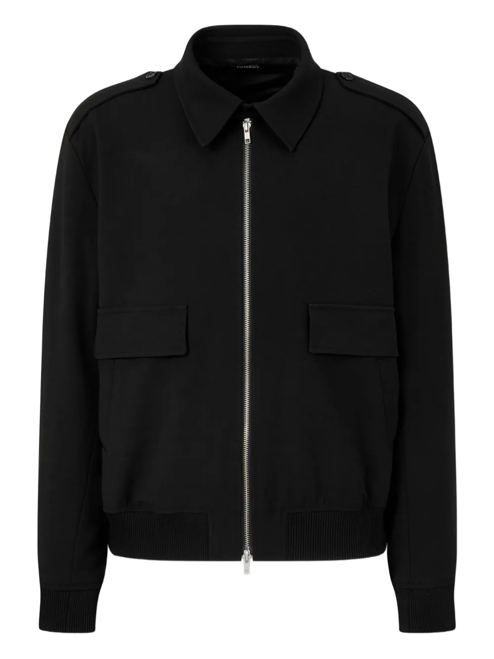 

Куртка на молнии с клапанами на карманах STUDIO TOMBOY, черный