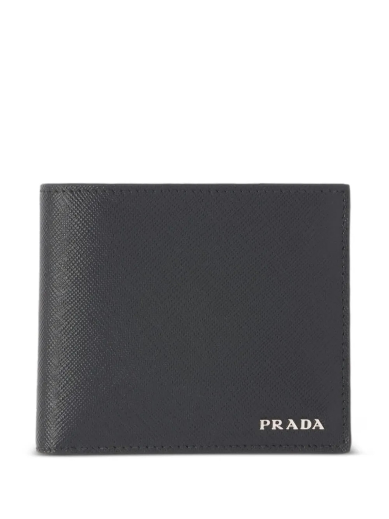 

Фактурный бумажник Prada, черный