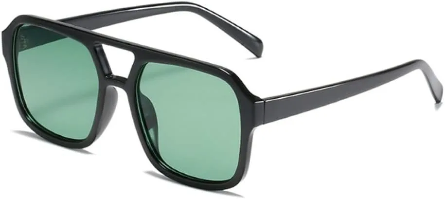 

Женские солнцезащитные очки в винтажном стиле, люксовый бренд, большие женские очки для вождения, модные солнцезащитные очки, уникальные очки generic, Black Green