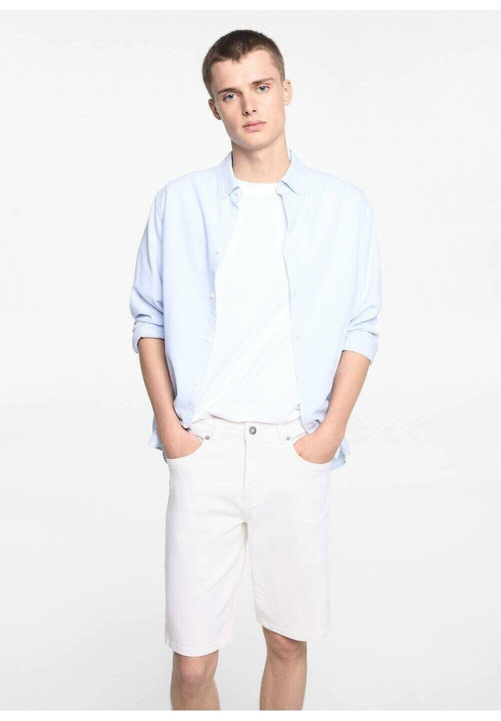 

Джинсовые шорты SIDNEY W Mango Kids, белый