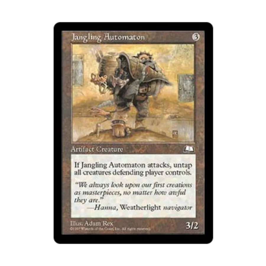 

CCG Звенящий автомат (клавиша C), MTG - Weatherlight