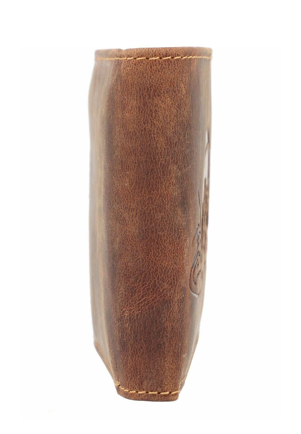 

Кошелек VINTAGE MIT FISCH-PRÄGUNG 12 CM Greenburry, коньяк