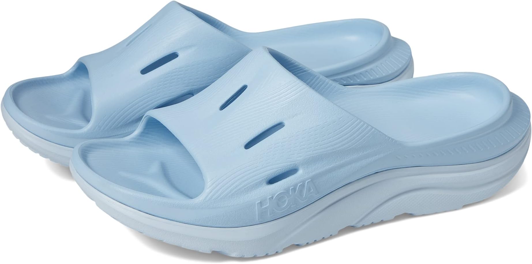 

Сандалии Ora Recovery Slide 3 Hoka, цвет Ice Water/Airy Blue