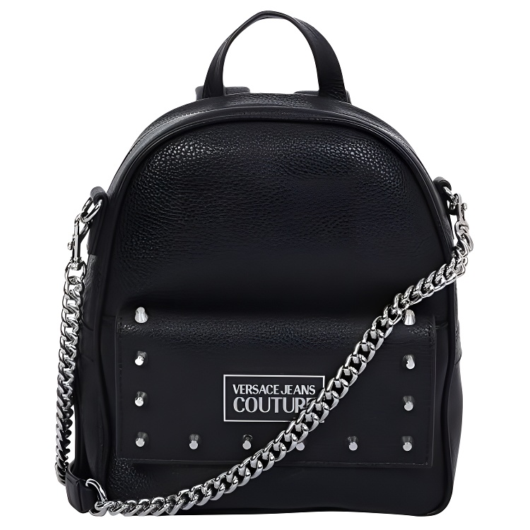 

VERSACE JEANS COUTURE Кожаный рюкзак женский черный