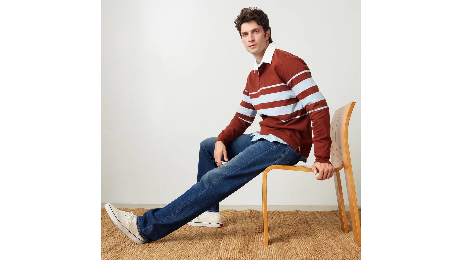 501 мужские джинсы оригинального кроя Levi's, цвет It'S Time To Go Stre - Dark Wash - Stretch — фото 2