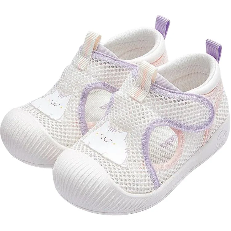 Little Octopus 2.0 Slip Resistant Abrasion Resistant низкие детские кроссовки BALABALA, белый фиолетовый tone — фото 3