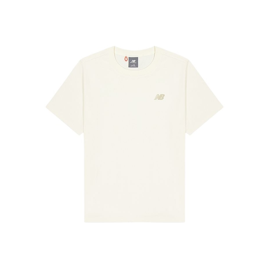 

Футболка SS25 женская New Balance, слоновая кость, Бежевый, Футболка SS25 женская New Balance, слоновая кость