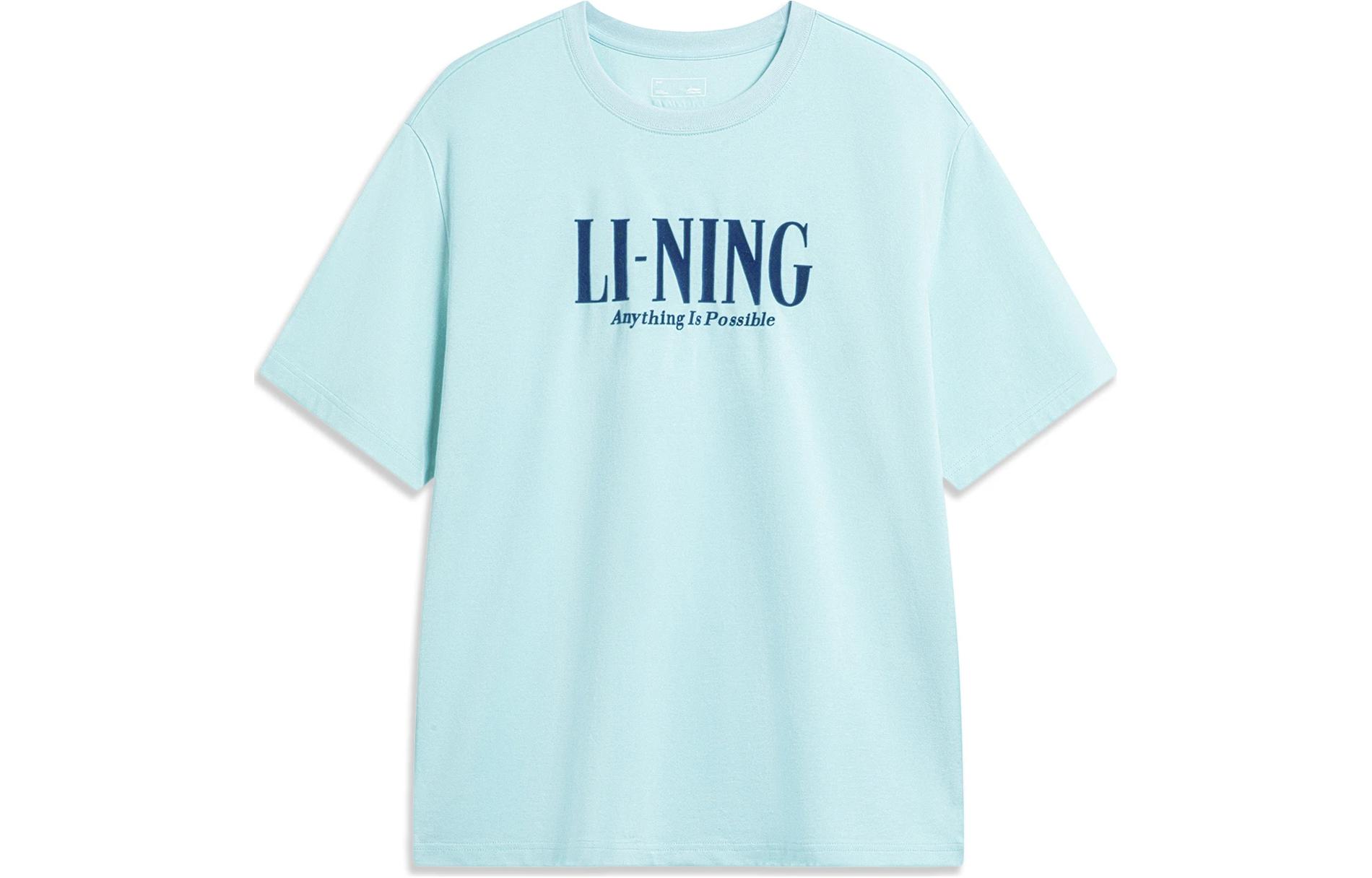 

Футболка унисекс LiNing Sports Fashion Collection Lake Gray Blue