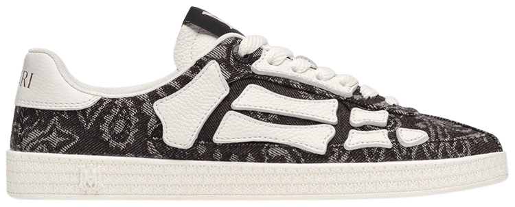 Кроссовки Amiri Wmns Pacific 'Bones - Black Bandana Denim', черный