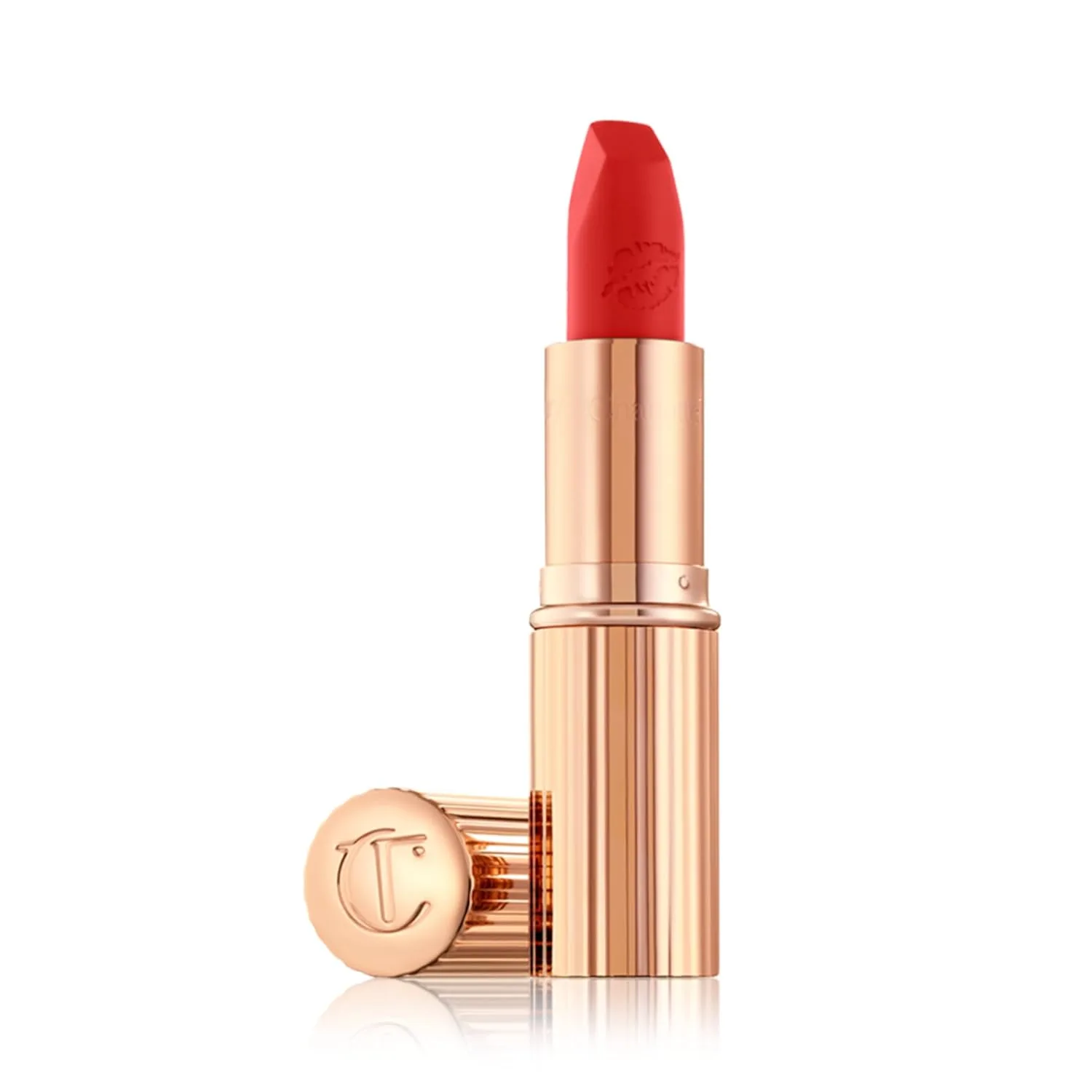 Помада Charlotte Tilbury Hot Lips - увлажняющая, стойкая помада с экстрактами орхидеи и антиоксидантами - сатиновое покрытие, которое можно наслаивать, для визуального увеличения объема губ., Tell Laura - warm orange red