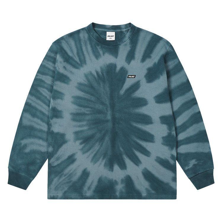 

Лонгслив Palace Tie-Dye Waffle Long-Sleeve, Navy