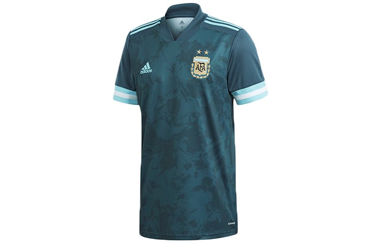 

Футболка болельщика сборной Аргентины мужская бирюзовая Adidas, сине-зеленая