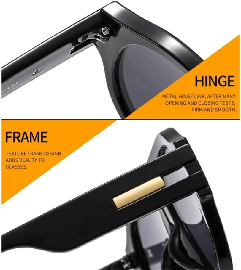 

Ретро-солнцезащитные очки-авиаторы для женщин и мужчин, ретро-солнцезащитные очки большого квадратного размера для женщин и мужчин QERMXYRI, Blue Grey Blue