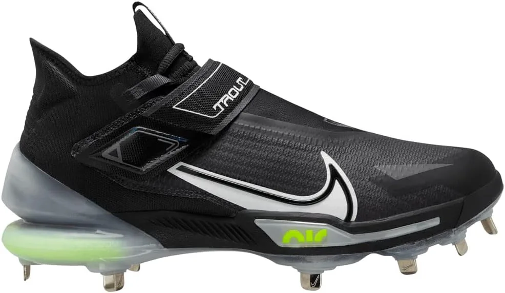 Мужские бейсбольные бутсы Nike Force Zoom Trout 8 Elite с металлическими шипами, черный/серый — фото 2