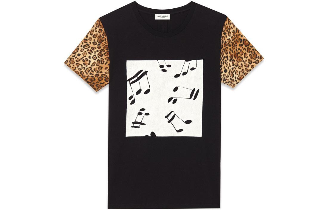 

Футболка женская черная Saint Laurent