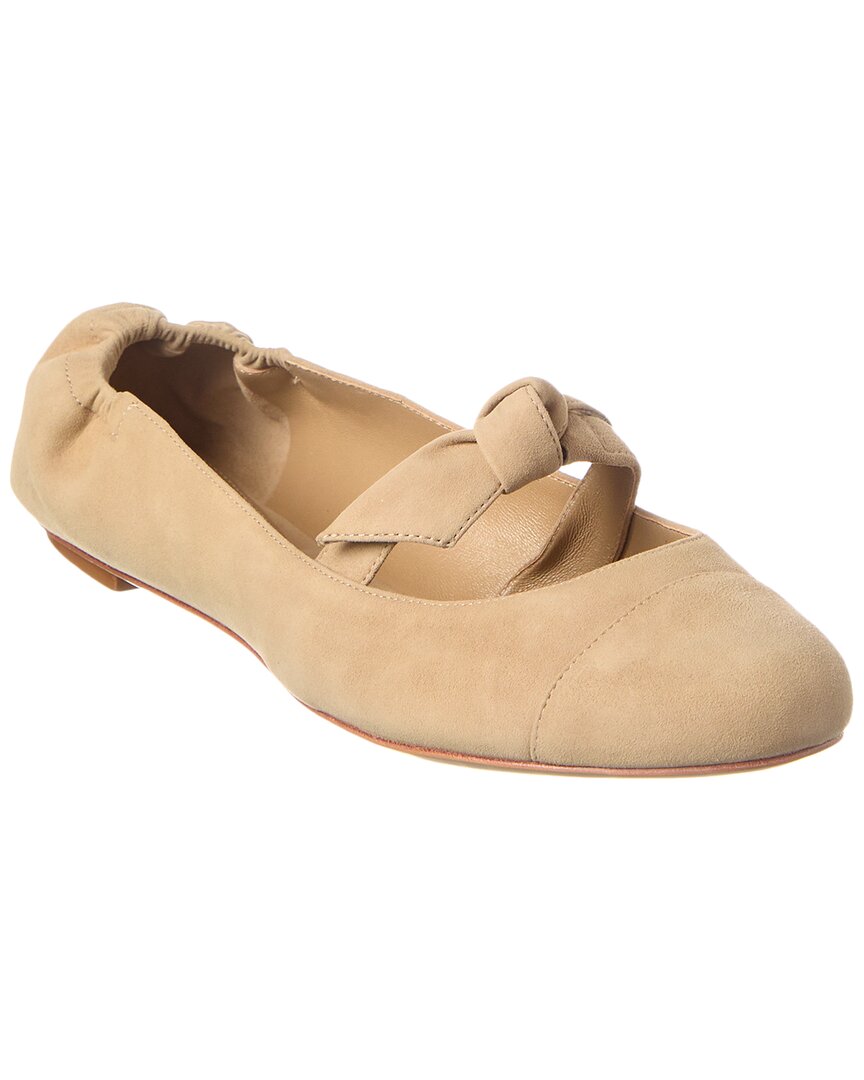 Alexandre Birman Замшевые балетки Clarita Clarita, коричневый
