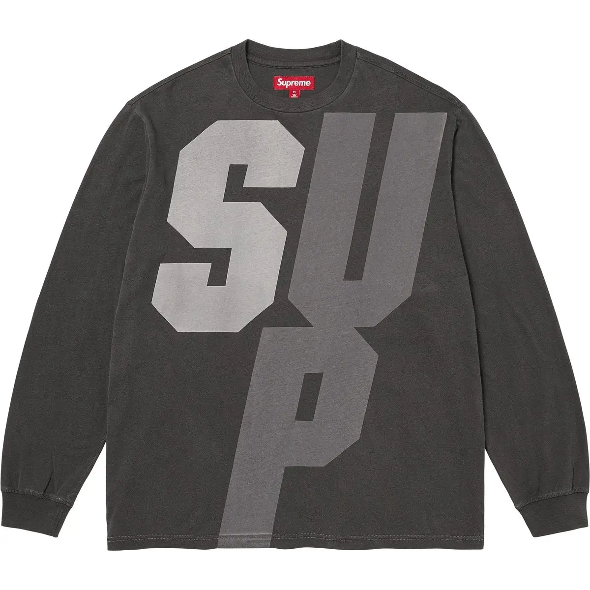 WEEK12 светоотражающая футболка с длинным рукавом unisex Supreme, зеленый — фото 3