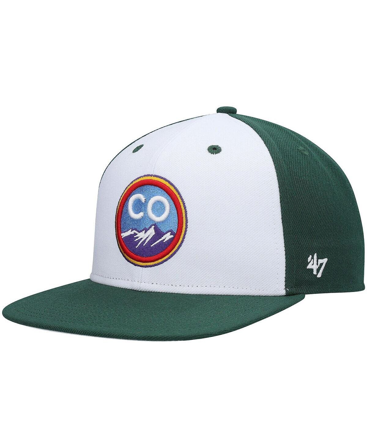 

Мужская зеленая кепка Colorado Rockies City Connect Captain Snapback '47 Brand