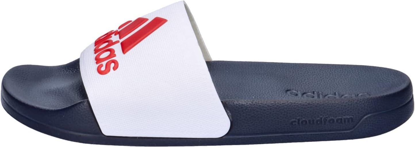 Женские и мужские шлепанцы Adidas Originals, Ftwwht/Betsca/Vicblu — фото 2