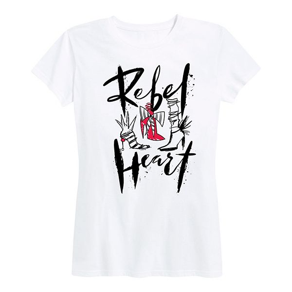 

Футболка Cruella Women's Rebel Heart Disney, White, Белый, Футболка Cruella Women's Rebel Heart Disney, White