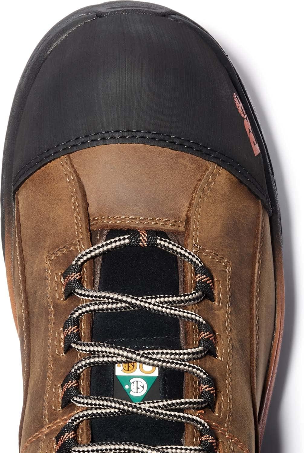 Timberland PRO мужские Bosshog 6 дюймовые рабочие ботинки с композитным защитным носком и водонепроницаемостью, Brown V1 — фото 3
