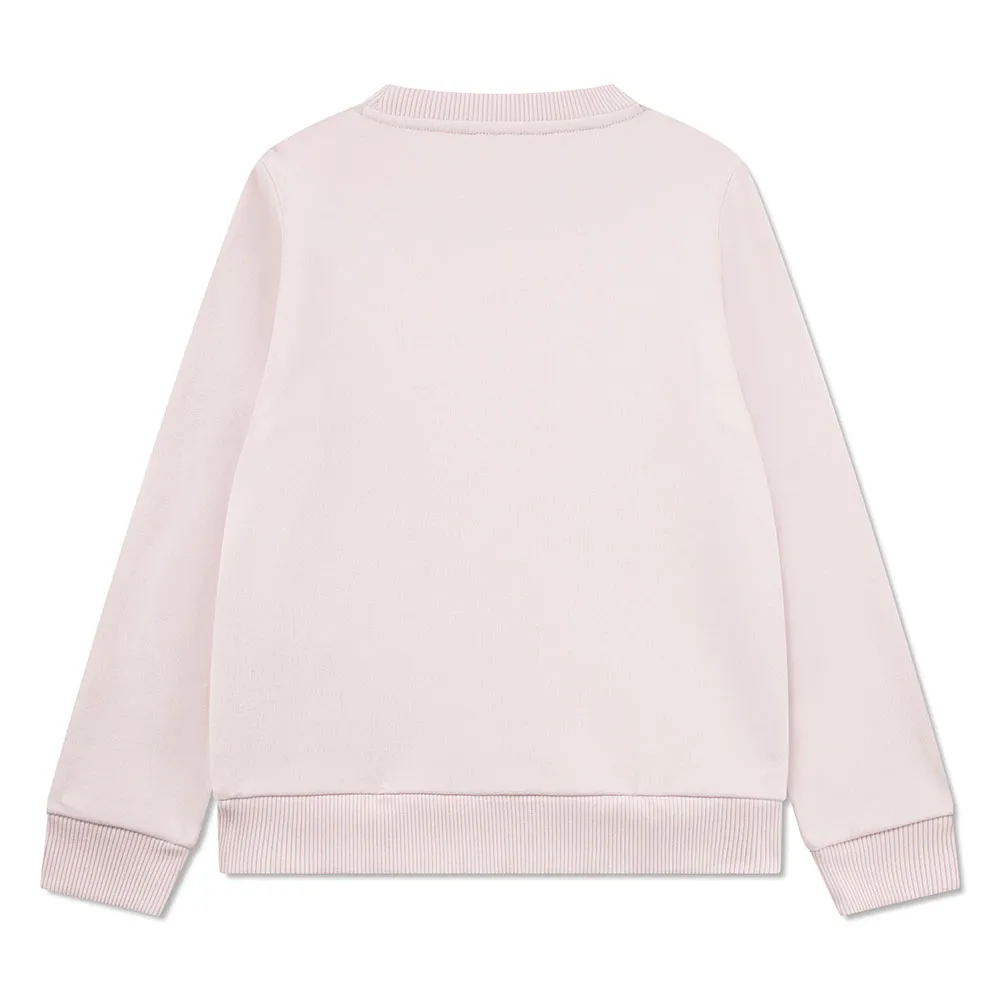 Толстовка Lacoste Kids Crewneck, розовый — фото 2