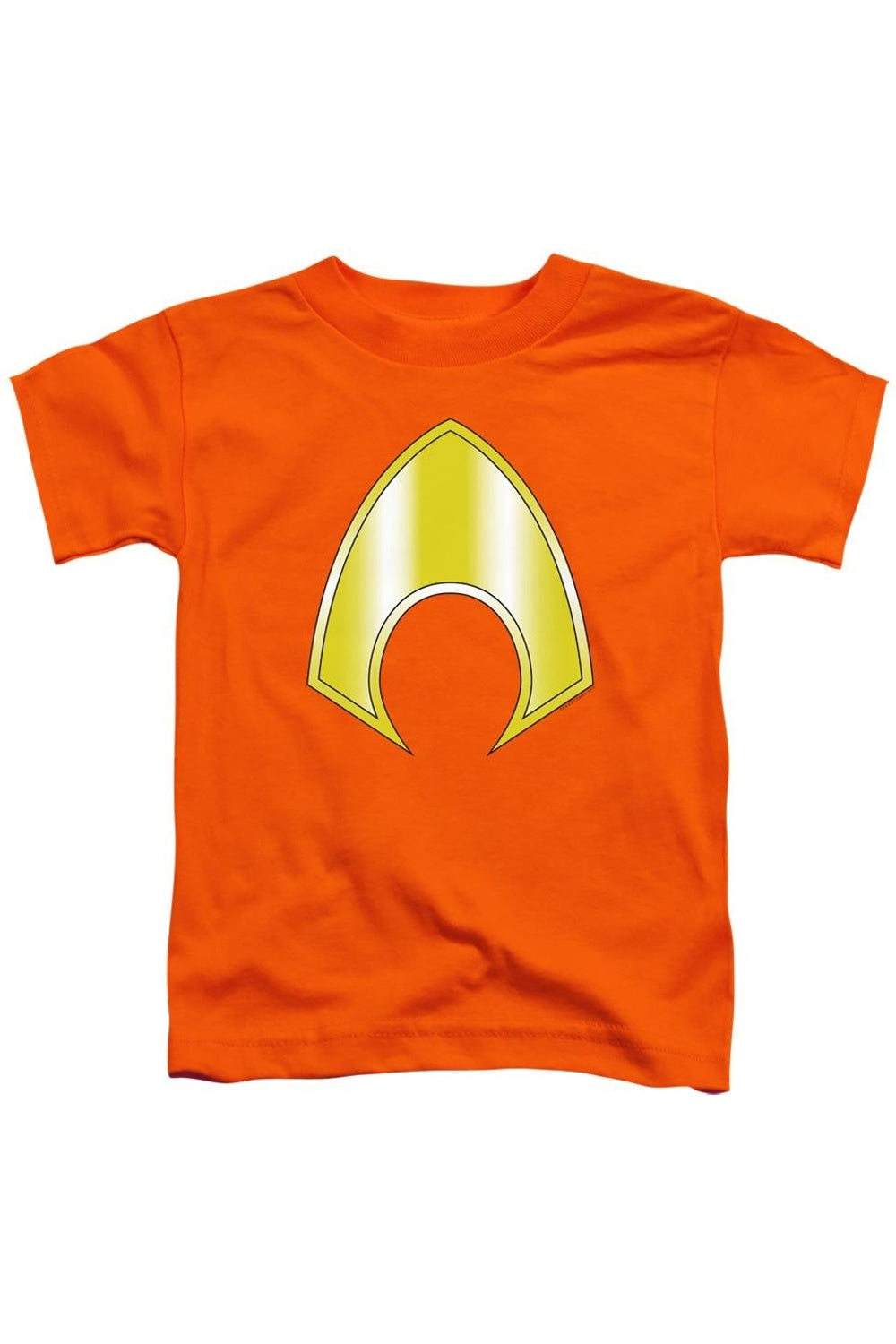 

Футболка с коротким рукавом для малышей с логотипом Лиги Справедливости Аквамен Gildan, оранжевый