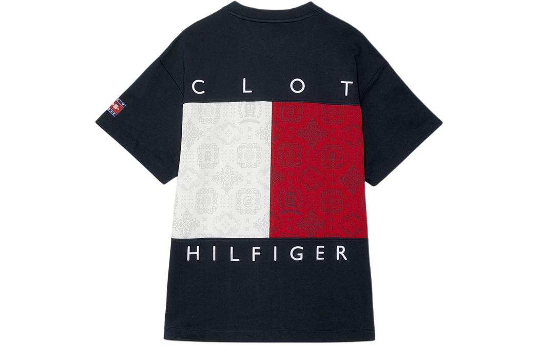 

Футболка унисекс темно-синяя Tommy Hilfiger, темно-синий DW5